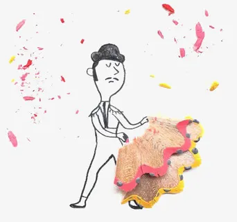 创意纸屑图免抠