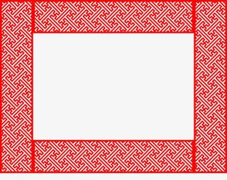 剪纸边框免抠