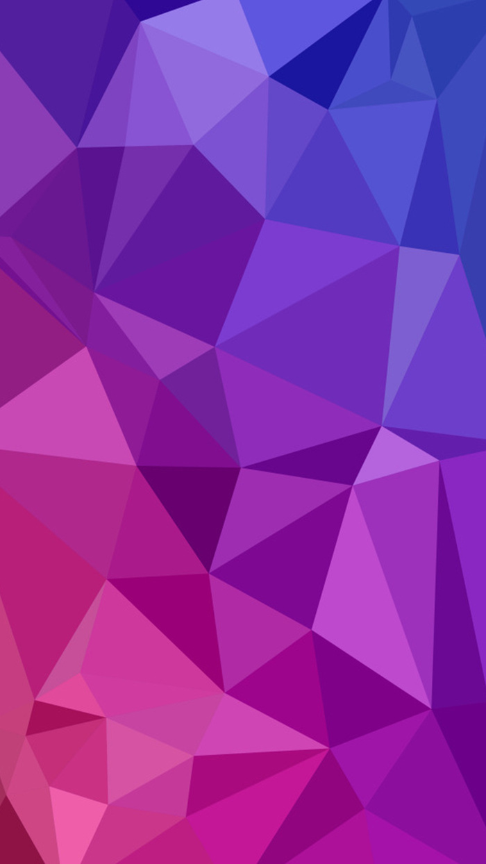 蓝紫色晶格化立体H5背景高清