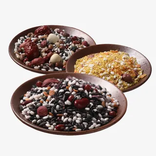 红枣小米八宝粥原料免抠