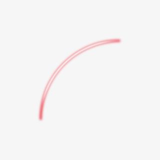 红色弧线光线免抠