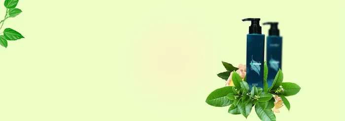 洗发露促销季简约绿色banner高清