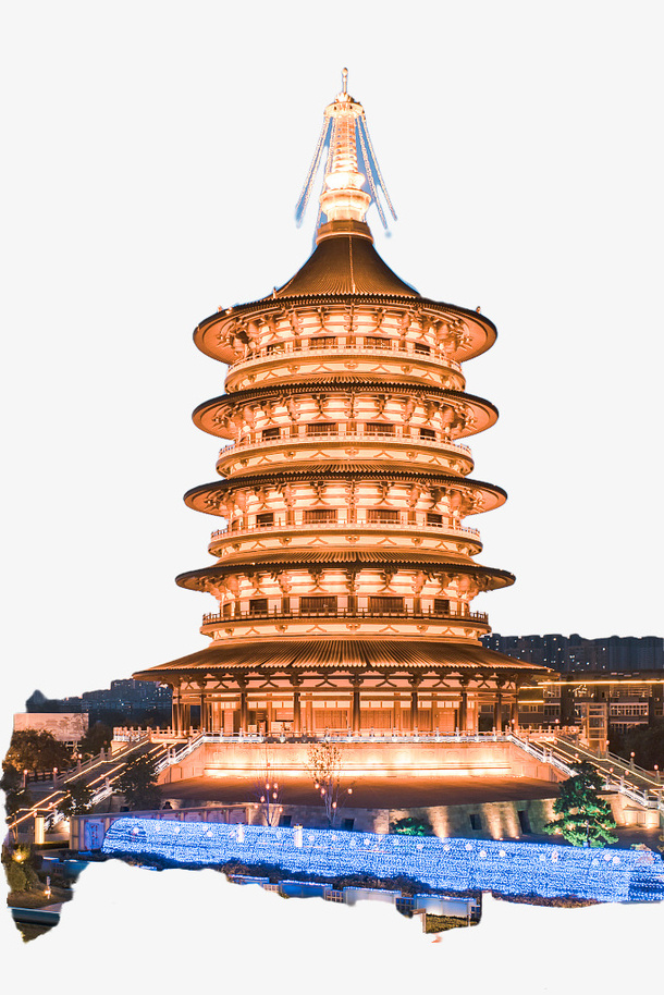 洛阳市天堂建筑免抠