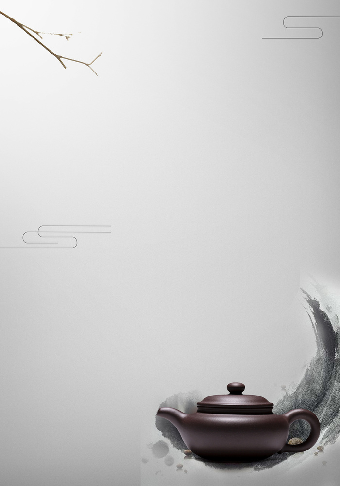 禅茶之道中国风海报高清