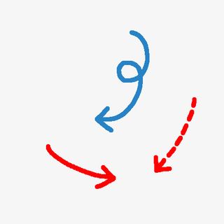 简笔画小箭头免抠图标元素