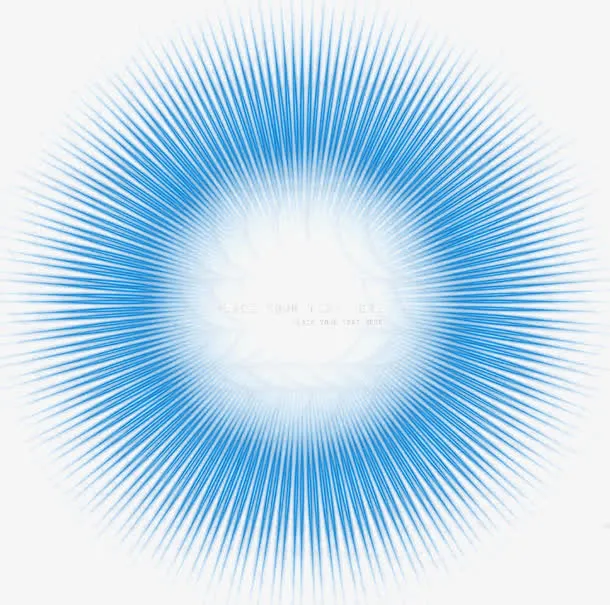 蓝色线向光免抠