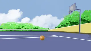 卡通球场校园广告高清