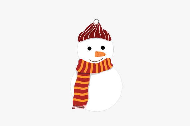 雪人元素素材-02免抠