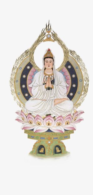 大慈大悲观音菩萨法相免抠