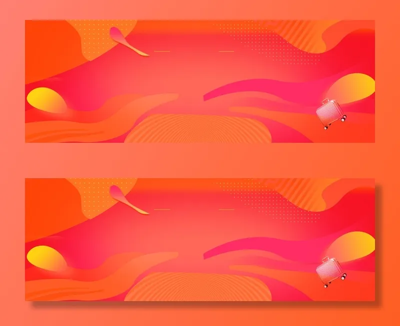 双11大促几何橙色背景高清