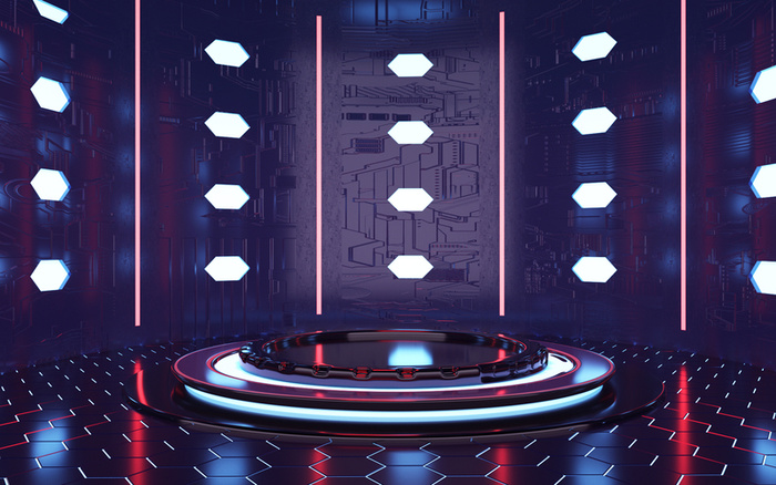 C4D，科幻，绚丽，背景高清