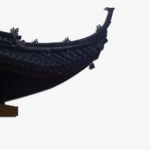 高角古典屋檐免抠