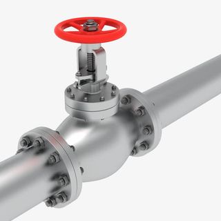 卡通手绘疏通的管道免抠