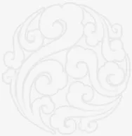 中国风黑色线条花纹免抠