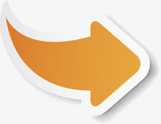 黄色箭头图案免抠