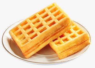 葡记原味华夫饼软面包免抠