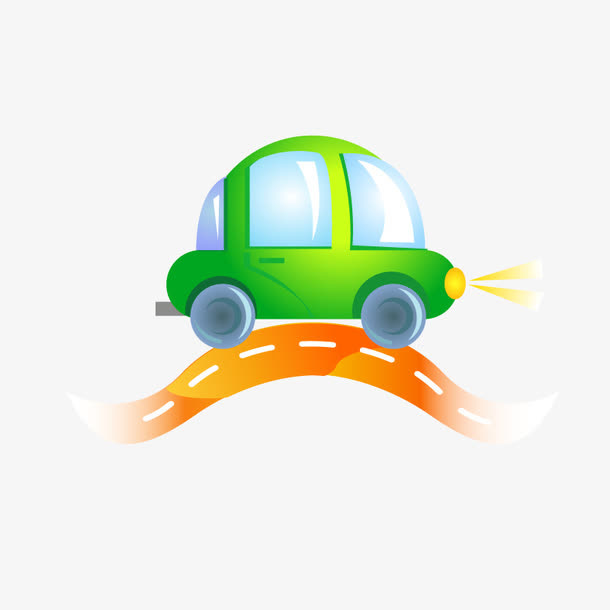 卡通轿车免抠