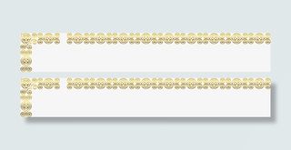 大气金色花纹底纹免抠