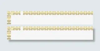 大气金色花纹底纹免抠