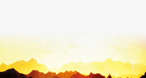 高清摄影太阳下山场景图免抠