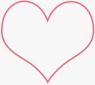 红色心形线条海报背景七夕情人节