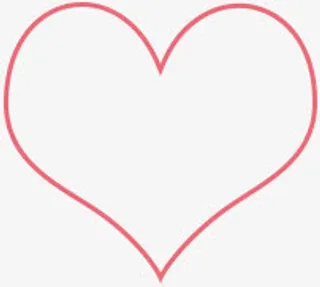 红色心形线条海报背景七夕情人节