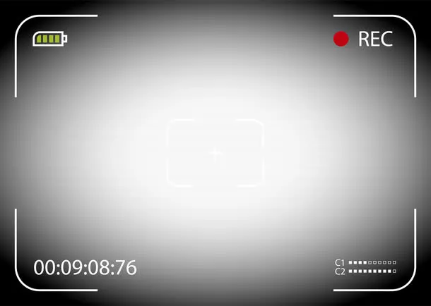 摄像机取景框免抠手绘/卡通卡通元素