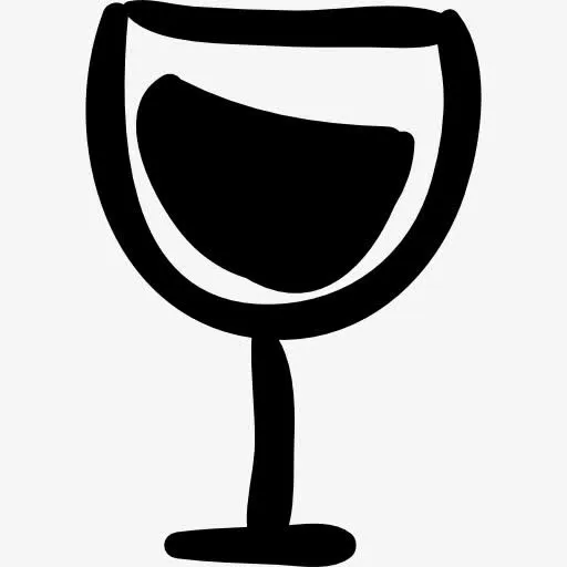 葡萄酒玻璃洗手饮料图标免抠