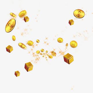 金币漂浮免抠