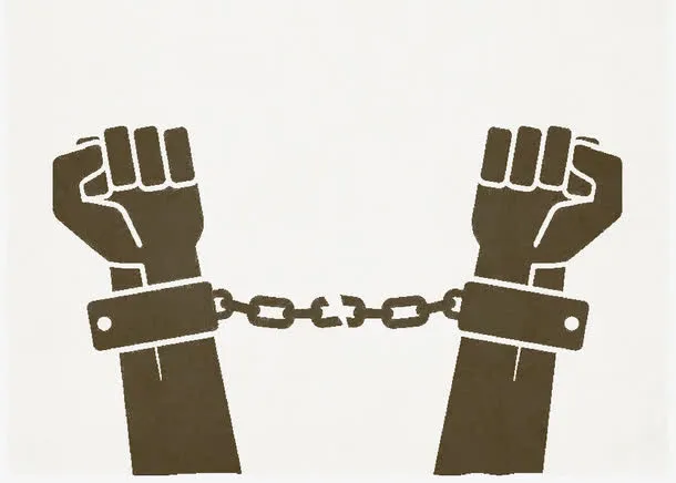 手绘手铐免抠