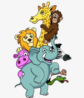 趴在长颈鹿上的猴子免抠