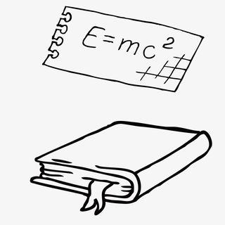 手绘学习用品免抠