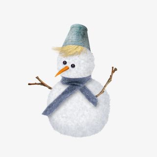 实物可爱玩具小雪人玩偶免抠