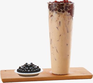 红豆珍珠奶茶免抠