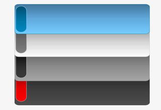 长方形ppt递进图示免抠
