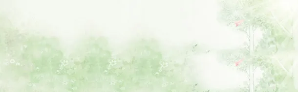 绿色清爽海报背景