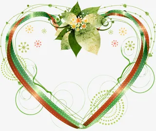 心形头像外框免抠