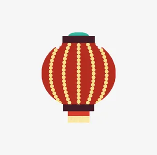 红色灯笼免抠
