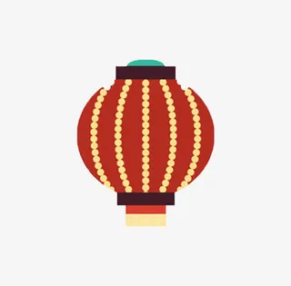 红色灯笼免抠