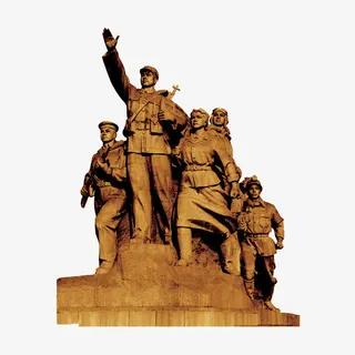 革命英雄雕塑装饰免抠 革命英雄雕塑装饰免抠