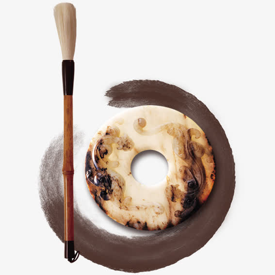 古代玉珏免抠