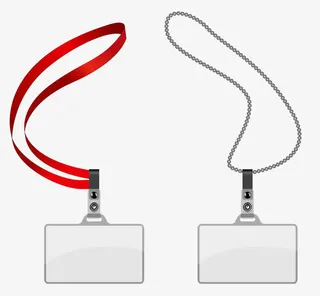 胸卡矢量图下载免抠