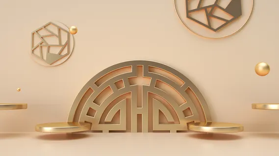 国潮,C4D,微场景,中国风高清 国潮,C4D,微场景,中国风高清