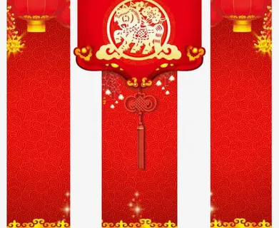 中国风红色中国结背景 中国风红色中国结背景