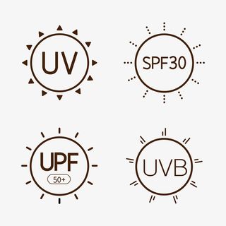 紫外线防晒图标免抠