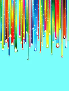 简约彩虹条背景图高清