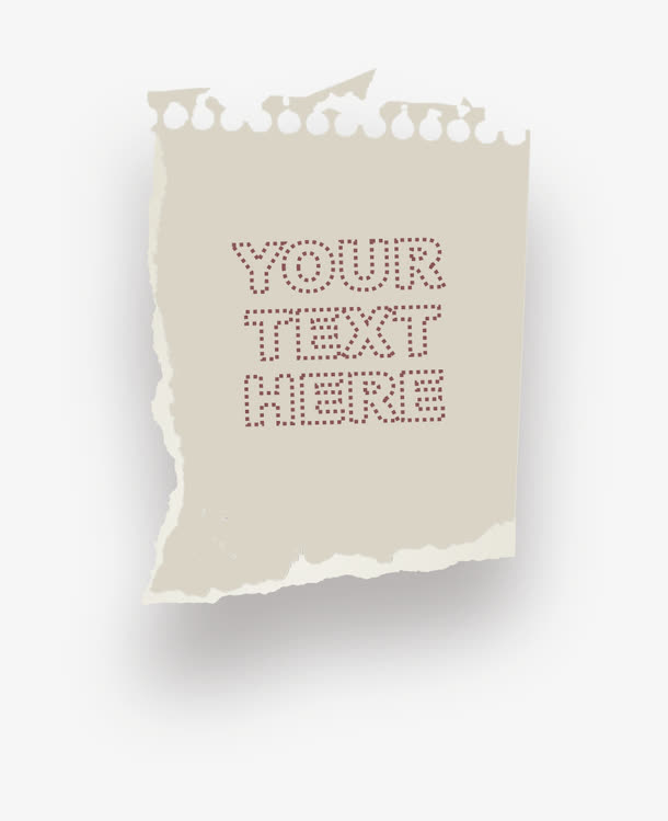 矢量不规则标签装饰效果纸张免抠