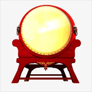 国庆喜庆大鼓免抠