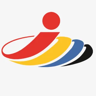 彩色圆形合作LOGO免抠