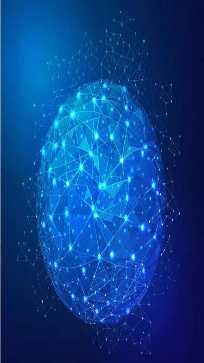 蓝色H5背景素材高清